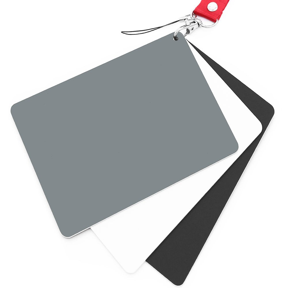 Anwenk Grey Card White Balance Card 18% Exposure Photography Card 5X4 Custom Calibration Camera Checker Video, DSLR and Film 