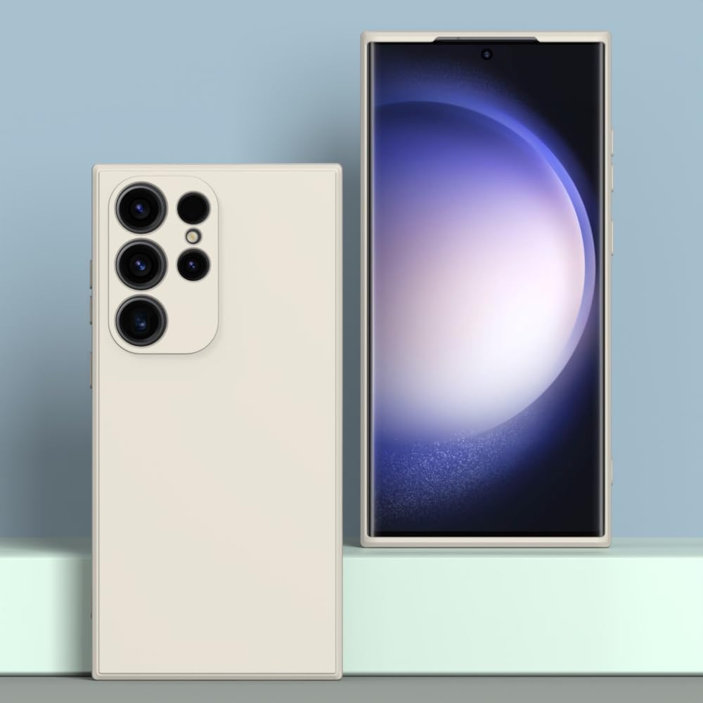 Wogroo For Samsung Galaxy S24 Ultra Case White, Scratch Resistant With Soft Touch, Slim Thin Phone Cover For Samsung Galaxy S24