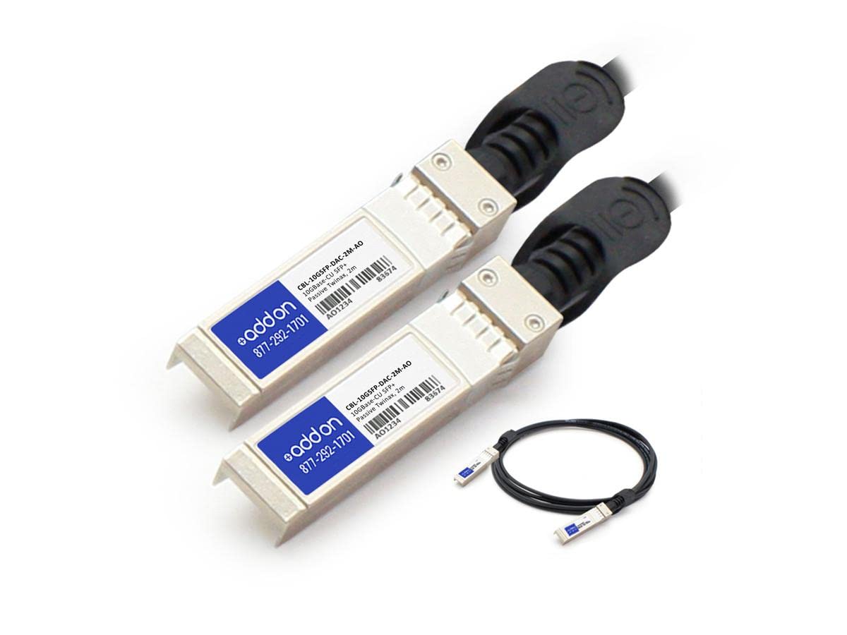 Addon Dell Force10 Cbl-10Gsfp-Dac-2M Compatible Taa Compliant 10Gbase-Cu Sfp+ Di