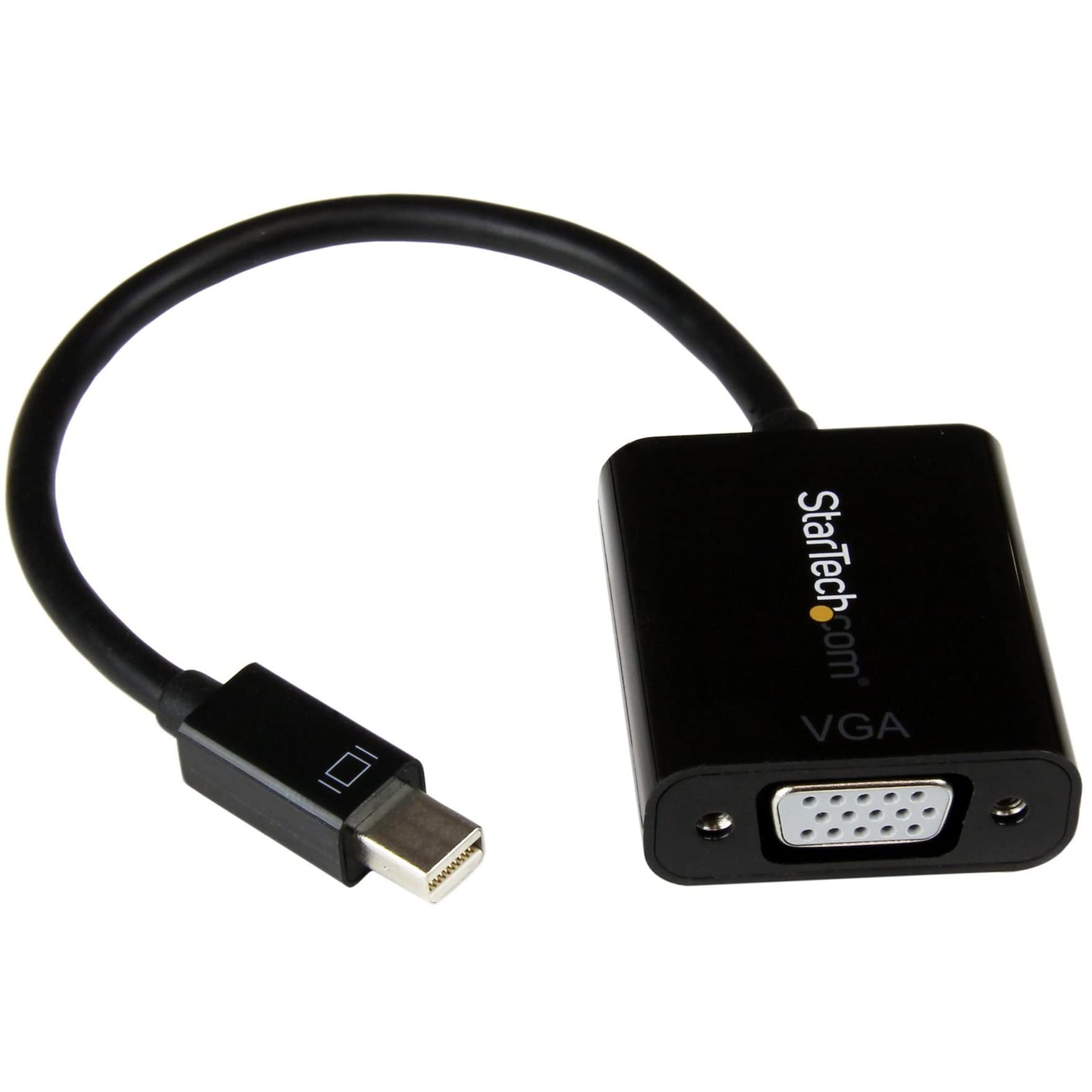 Startech.Com Mini Displayport To Vga Adapter   Active Mini Dp To Vga Converter   1080P Video   Mdp Or Thunderbolt 1/2 Mac/Pc To