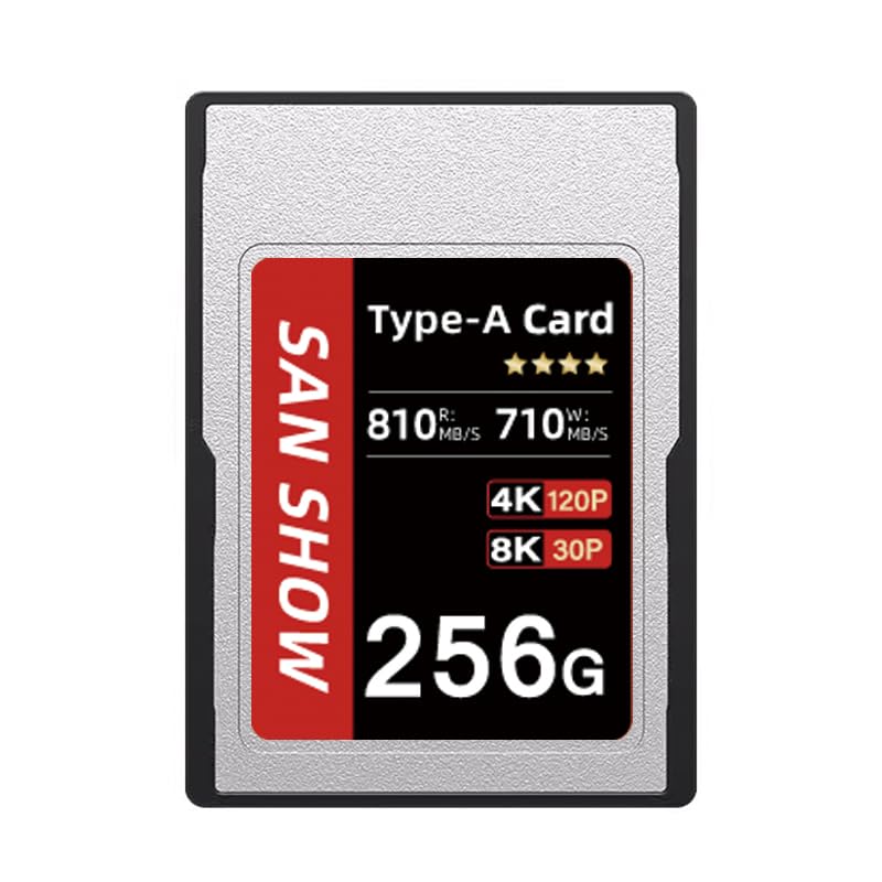 Sanshowsd Cfexpress Type A Memory Card, Up To 810Mb/S Read & 710Mb/S Write For 4K 8K Recording Raw Video& Photo, Compatible With