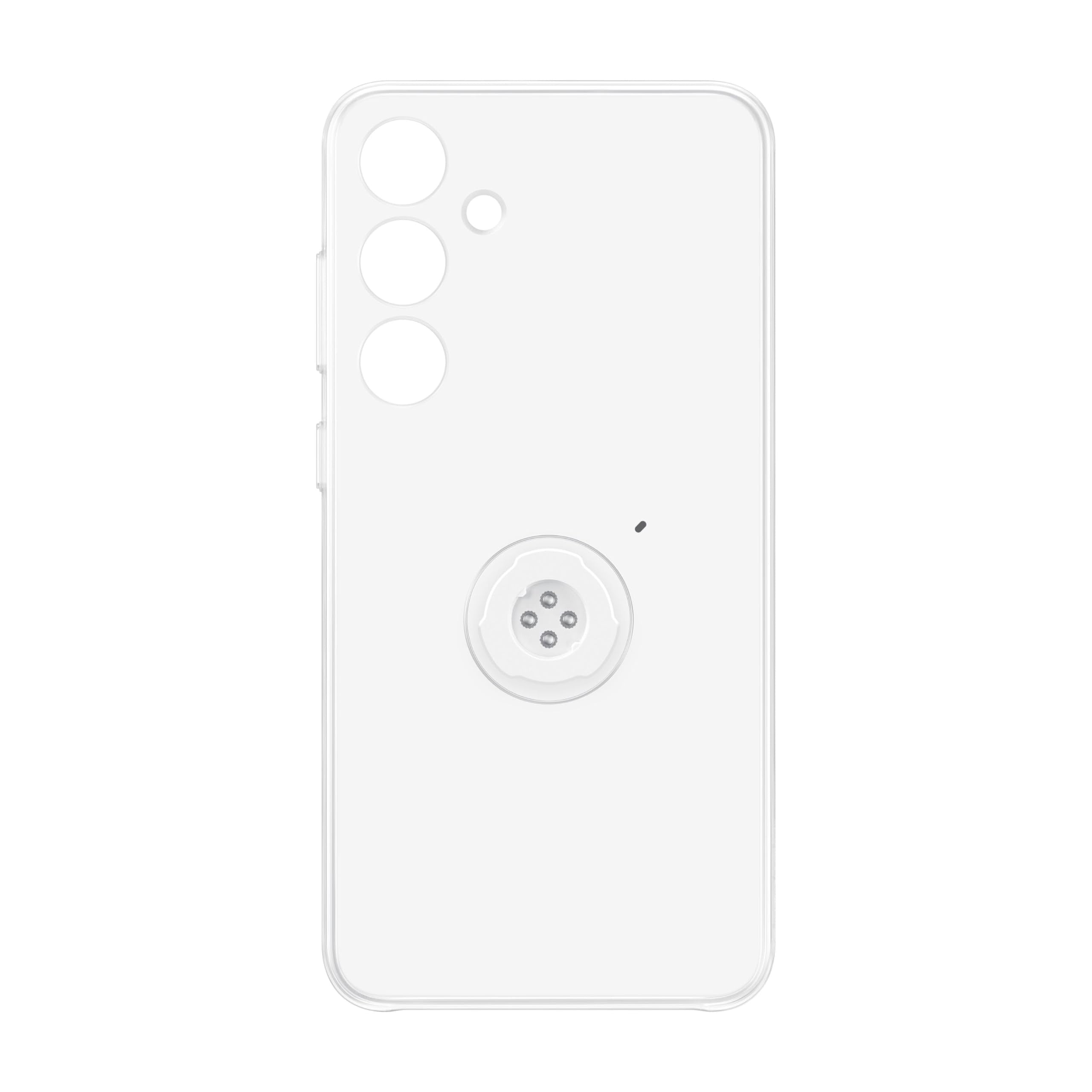 Samsung Galaxy S24+ Plus Clear Gadget Phone Case, Protective Cover With Hand Grip, Kickstand, Wrist Strap Accessories, Scratch R