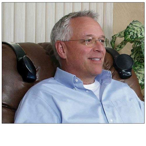 Audio Fox Couch & Armchair Wireless Tv Speakers   Assistive, Portable Tv Speakers For Hard Of Hearing With Rf Wireless, Flexible