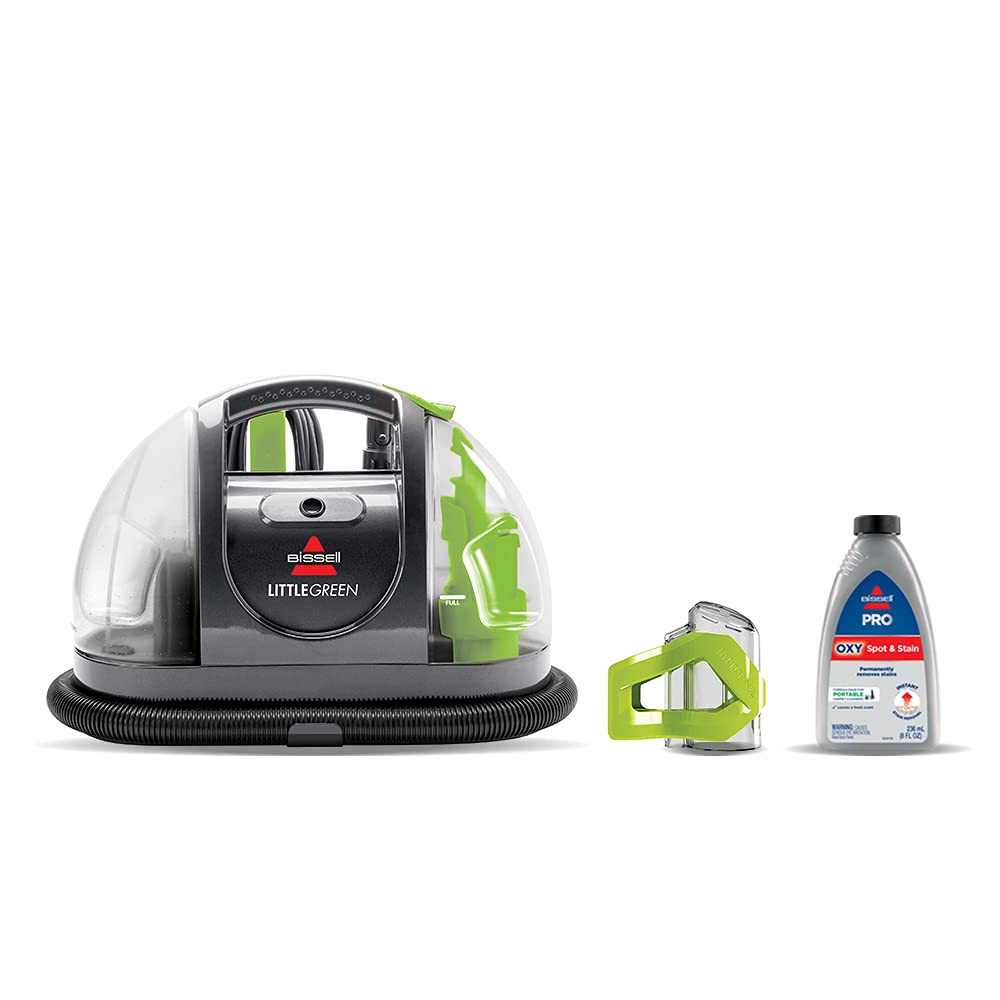 Bissell   Portable Carpet Cleaner   Little Green Plus   For Carpet & Upholstery   With Stain Brush And Self Cleaning Tool   Home