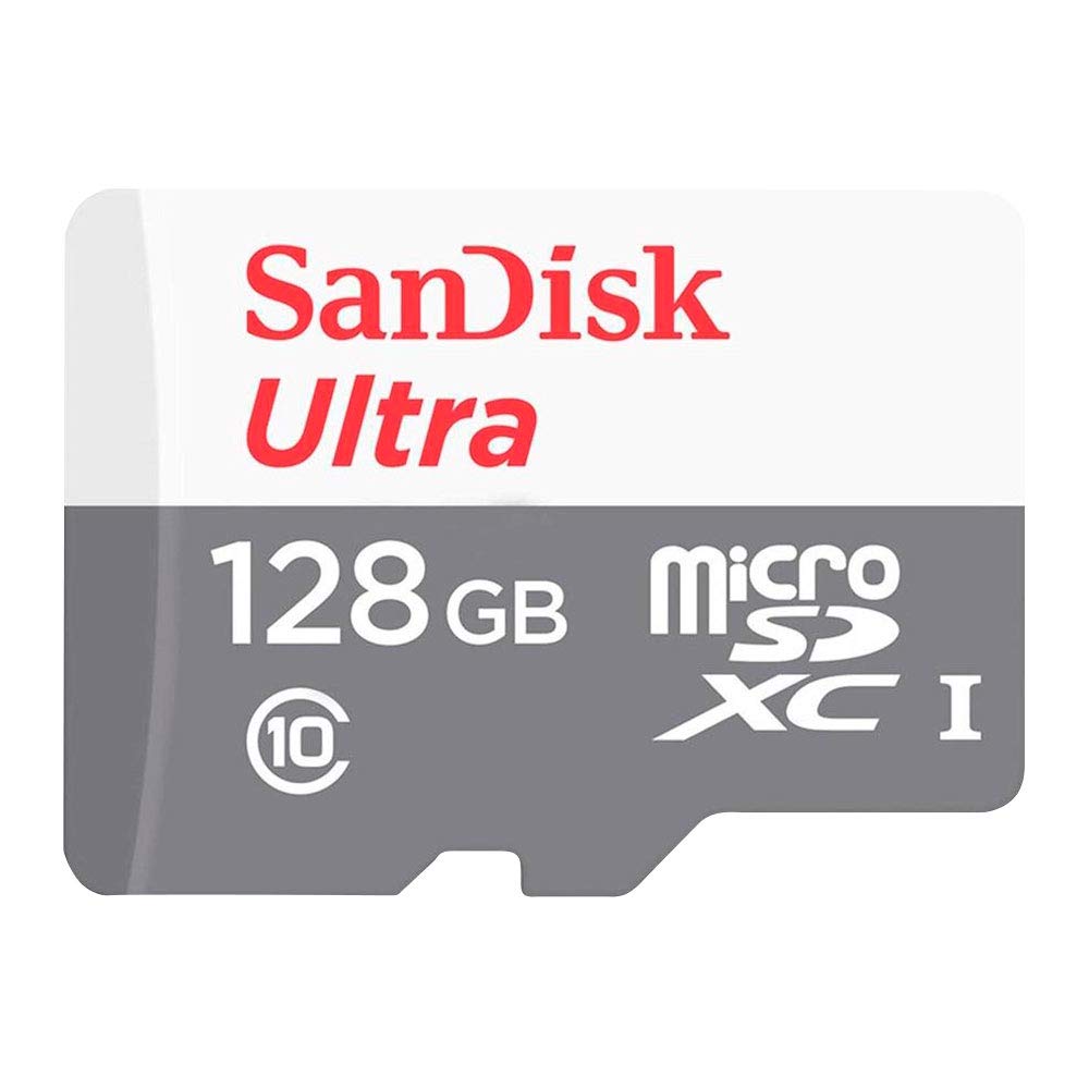 SanDisk 128GB Ultra microSDXC UHS-I Class 10 Memory Card 100 MB/s SDSQUNR-128G-GN6MN