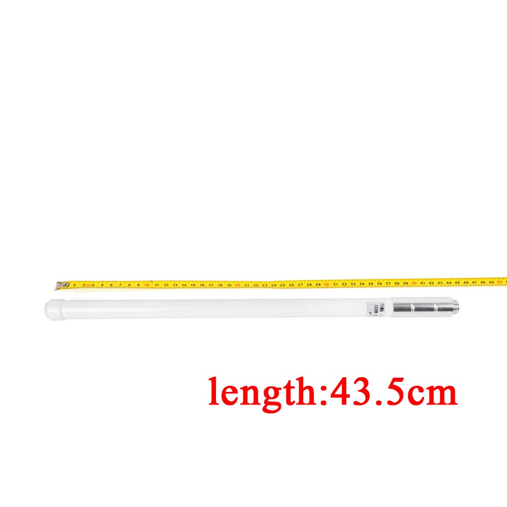 Hys Tc 40Uv Dual Band Vhf Uhf 2Meter 70Cm 144/430Mhz 2.5Dbi 100W 15.7Inch Fiberglass Outdoor Base Antenna With So239 (Uhf Female