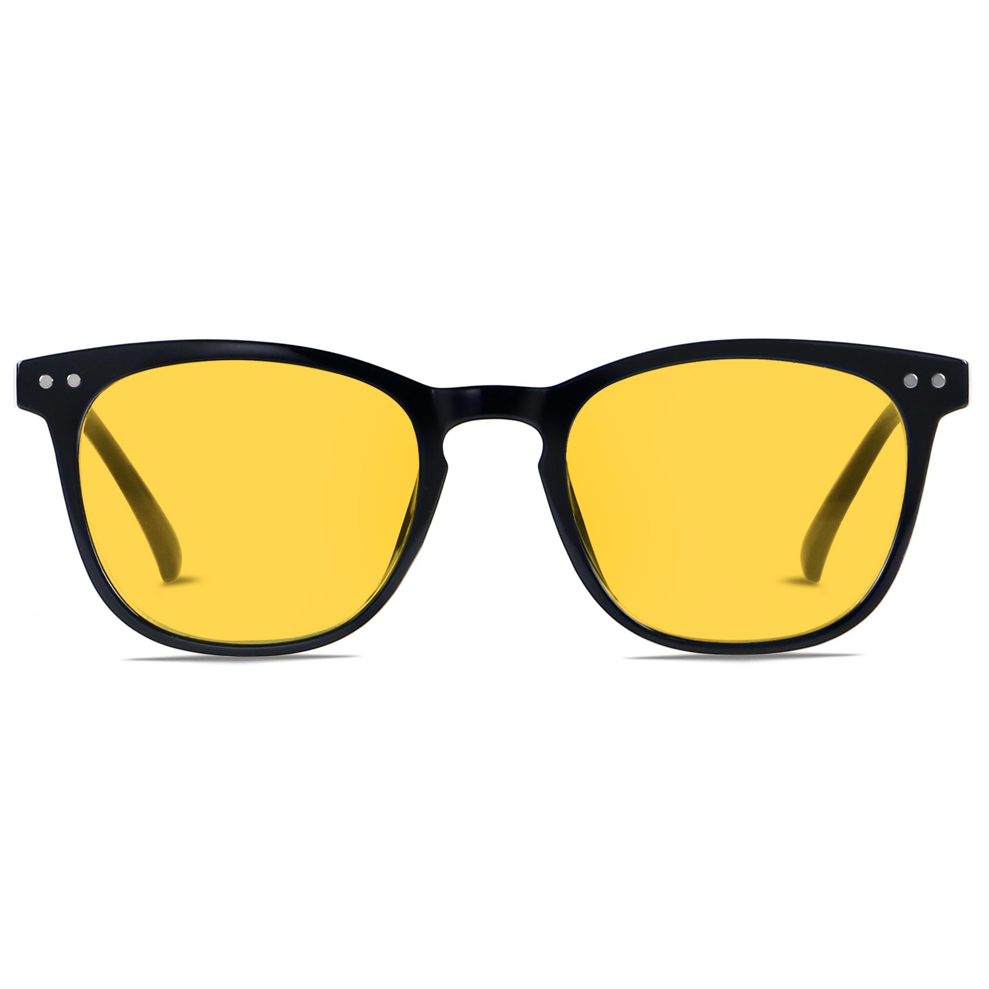 ANDWOOD Blue Light Blocking Glasses Women Men Computer Small Face Gaming Yellow Lens Bluelight Blocker Teens