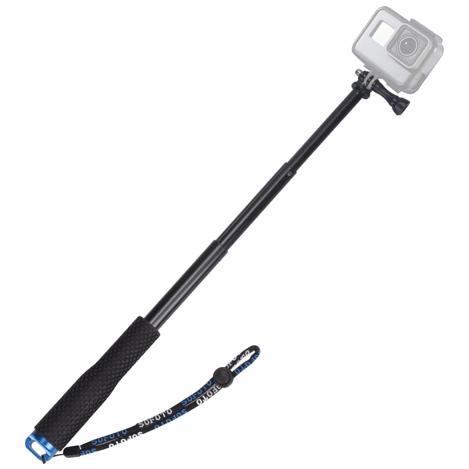VVHOOY Selfie Stick Extendable 11.25-37inch Handheld Aluminum Telescopic Pole Monopod Compatible with Gopro Hero 12 11 10 9 8 7 