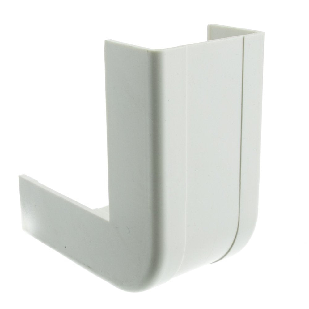 Cord Cover Cable Raceway, 1.75 Inch Surface Mount Cable Raceway 90 Degree Outside Elbow (For Outside Corners) On Wall Cord Conce