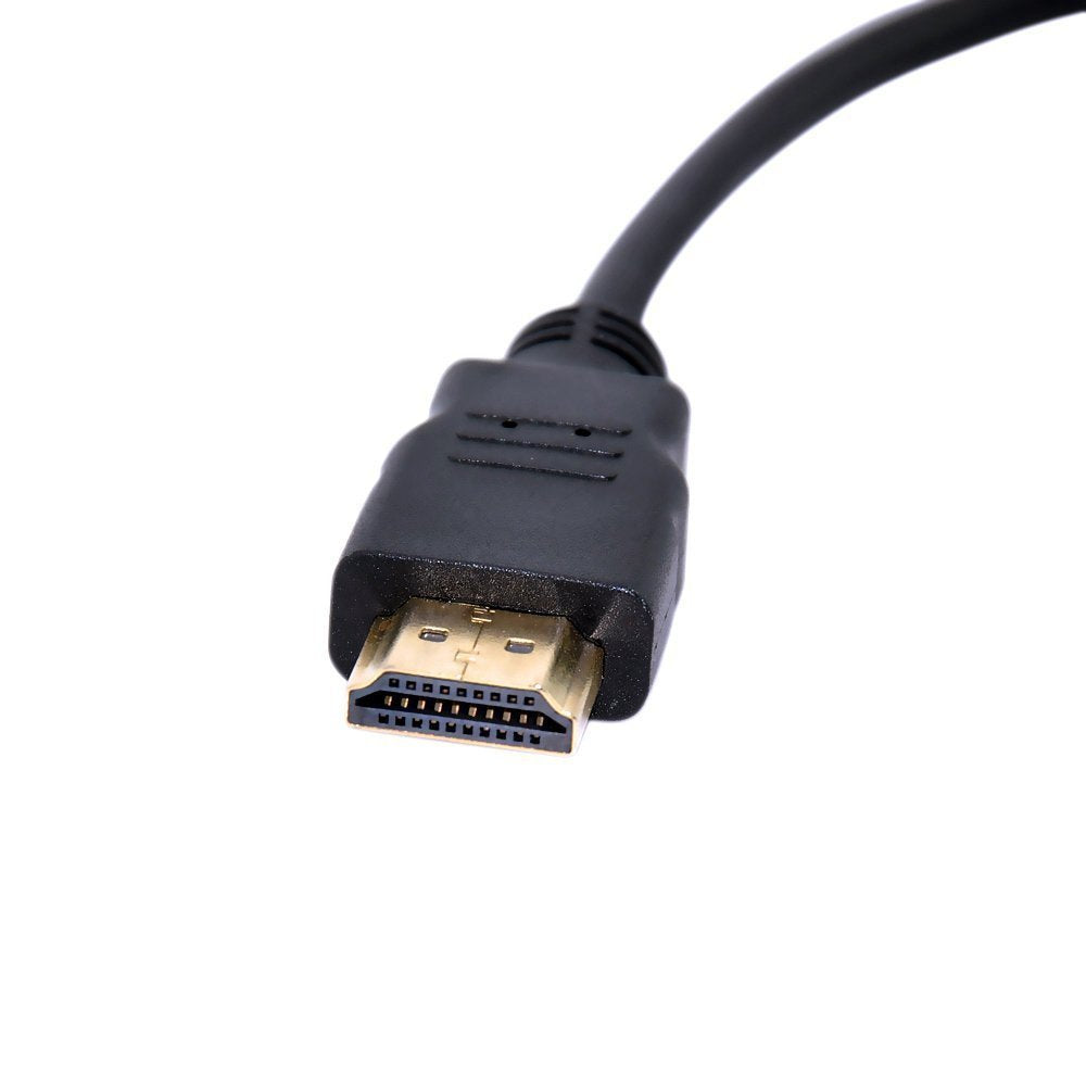 Aya 9'' Hdmi Male To Vga Female (15 Pin) Video Converter Adapter 1080P For Pc, Tv, Notebooks