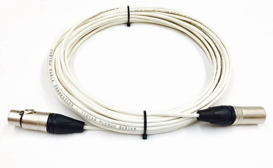 150 Foot Plenum Xlr Male To Female Plenum Balanced Pro Audio Cable By Custom Cable Connection