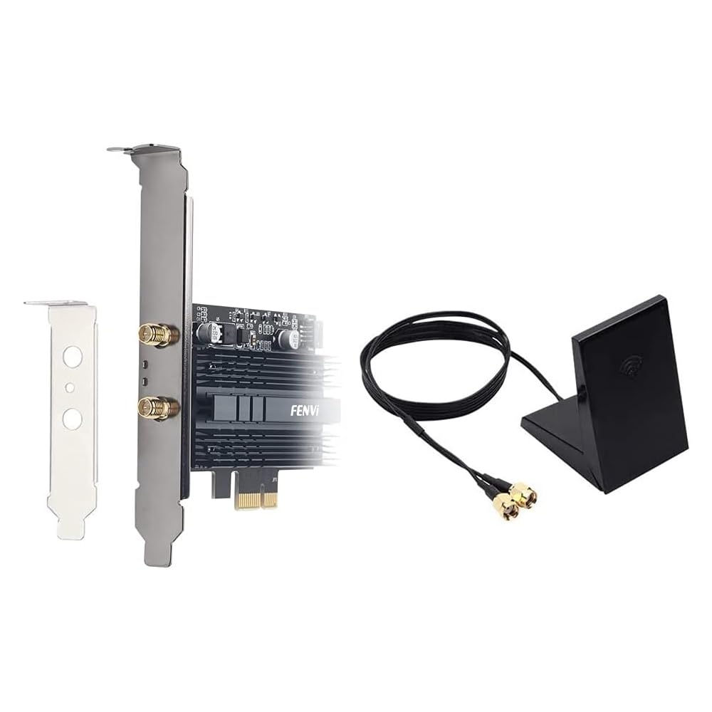 Fenvi Ax3000 Wifi 6 Pcie Bt5.3 Card Ax200Ngw Pci E Wifi Adapter Wi Fi 6 802.11Ax Card Internet Network Wireless Pcie Card Next Gen Mu Mimo 2.4Ghz 5Ghz 3000Mbps 11Ax Miracast Vpro Ofdma Wifi Nic