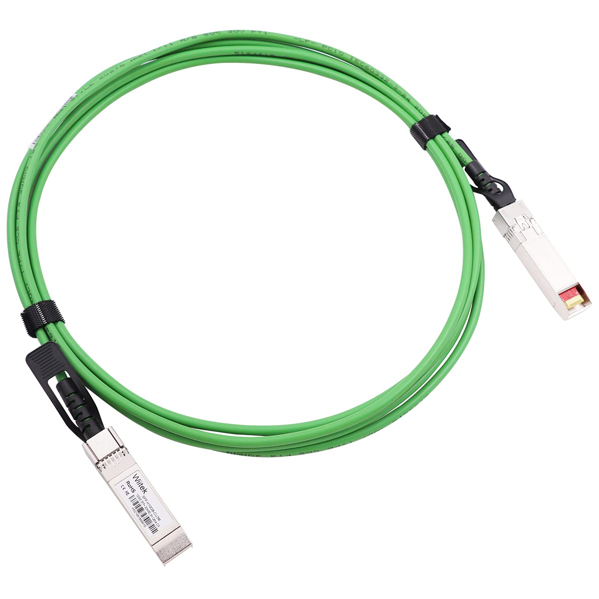 [Green Colored] 3M 10G Sfp+ Dac Twinax Cable, 10Gbase Cu Sfp+ Copper Cable, Compatible For Cisco Sfp H10Gb Cu3M, Ubiquiti, Junip