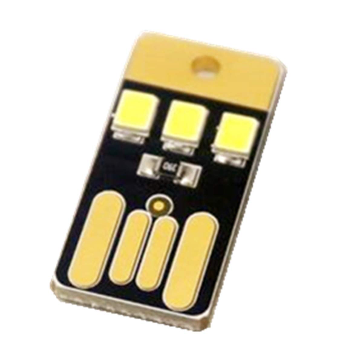 Fainwan 10Pcs 3 Led Usb Portable Night Light Bright Mini Keychain Camping Car Lamp Module