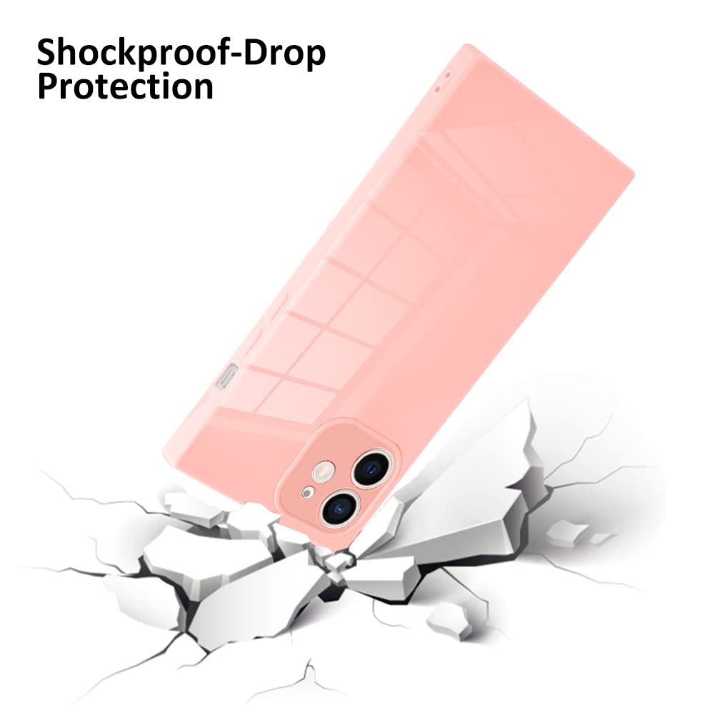Lsl For Iphone 11 Case Square Pink Soft Tpu Bumper Anti Fall Anti Scratch Shockproof 360 Degree Heavy Duty Protective Wireless S