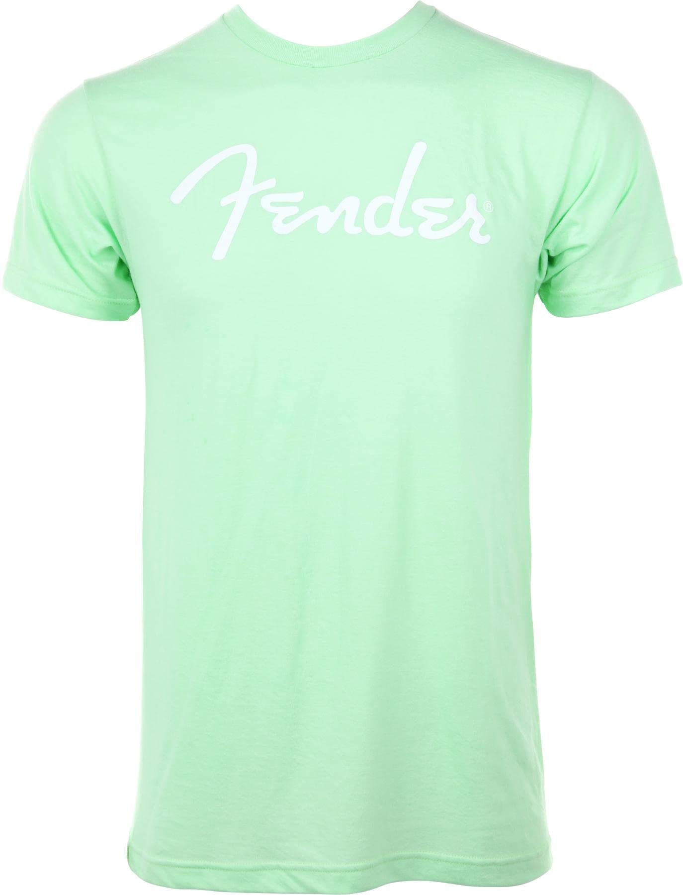 Fender Spaghetti Logo T Shirt, Surf Green, Xl