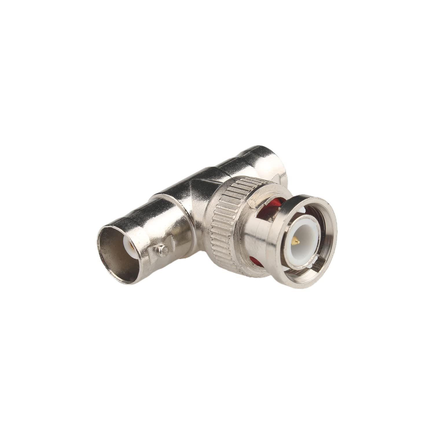 Fanbalunke BNC Splitter Adapter Male to 2 Female Coax Connector 3 Way T Plug (13 Pcs)