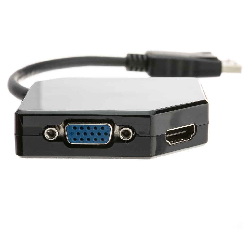 Cablewholesale Displayport To Hdmi, Vga Or Dvi, 3 In 1 Adapter