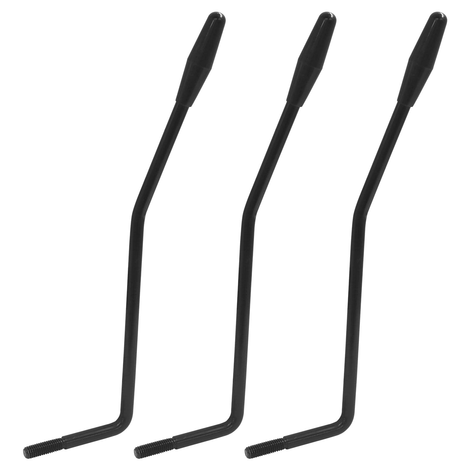 Piutouyar 3 Pack Tremolo Arm Whammy Bar 5 mm, Black Electric Guitar Whammy Bar Metal Thread Tremolo Arm with Tip