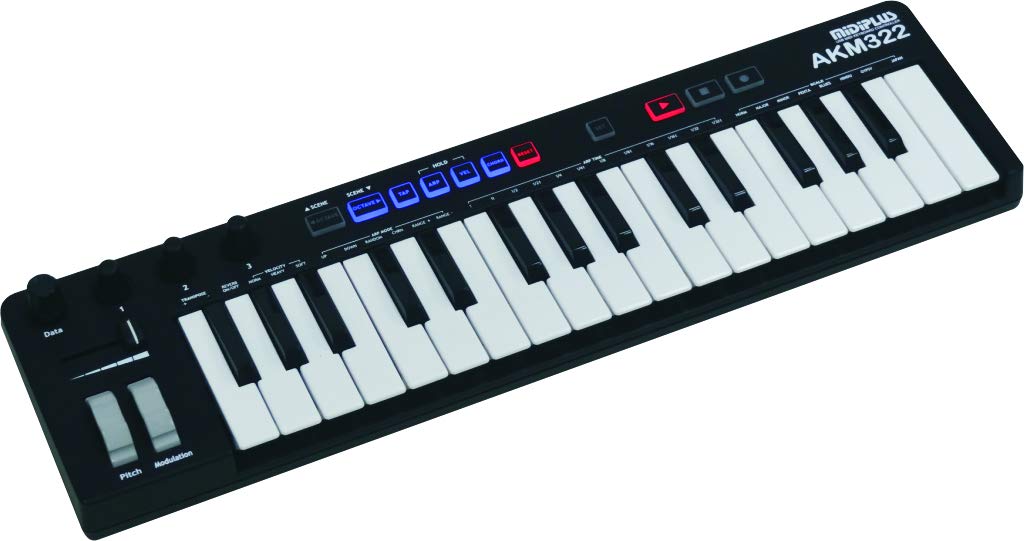 Midiplus Akm322 Mini Size 32 Keys Usb Midi Keyboard Controller
