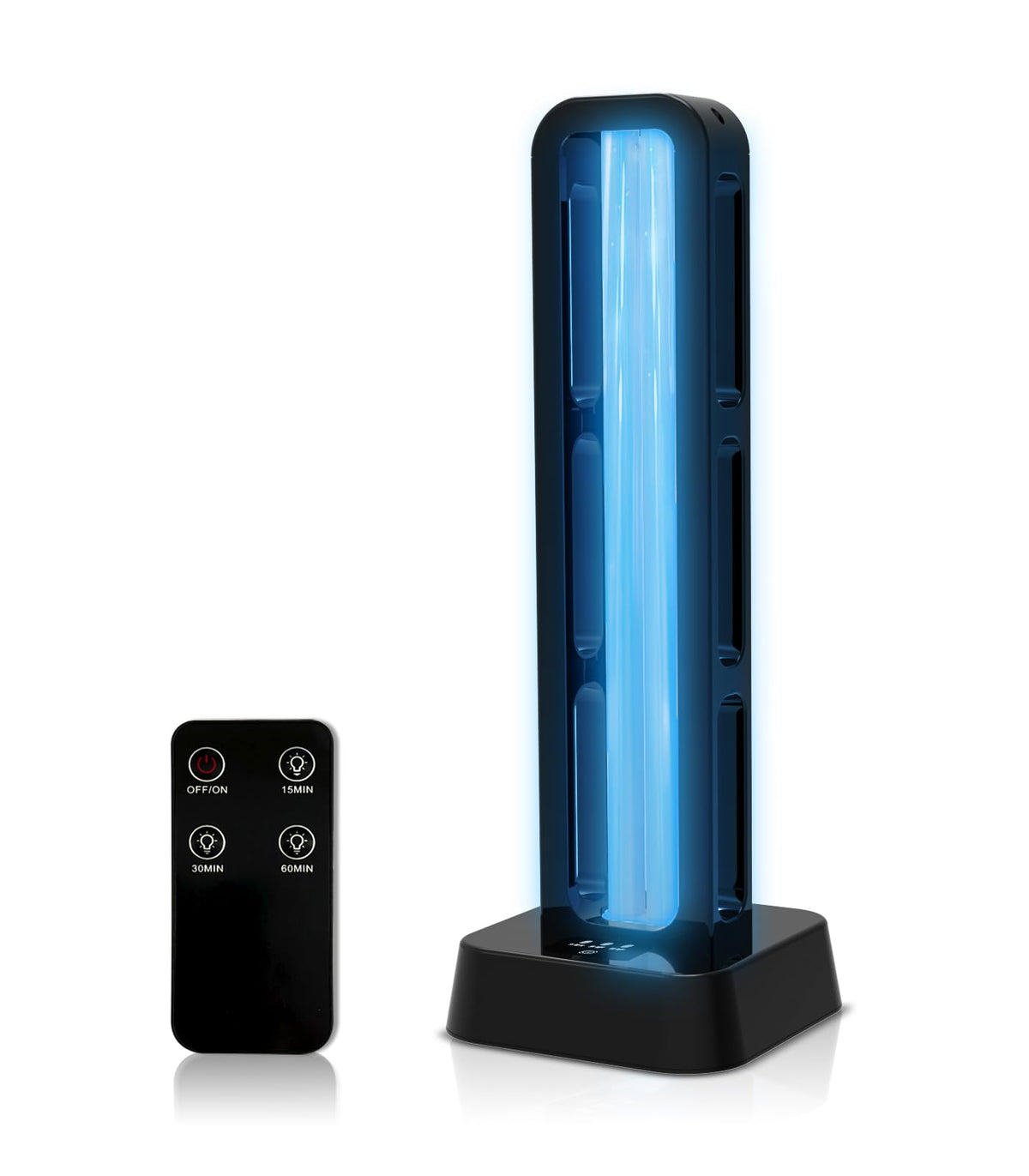 Zyntieu 39W Uv Light Sanitizer With Remote Control And 3 Timers - Ozone Free Home Disinfection Device, Kills Germs, Viruses, Mol