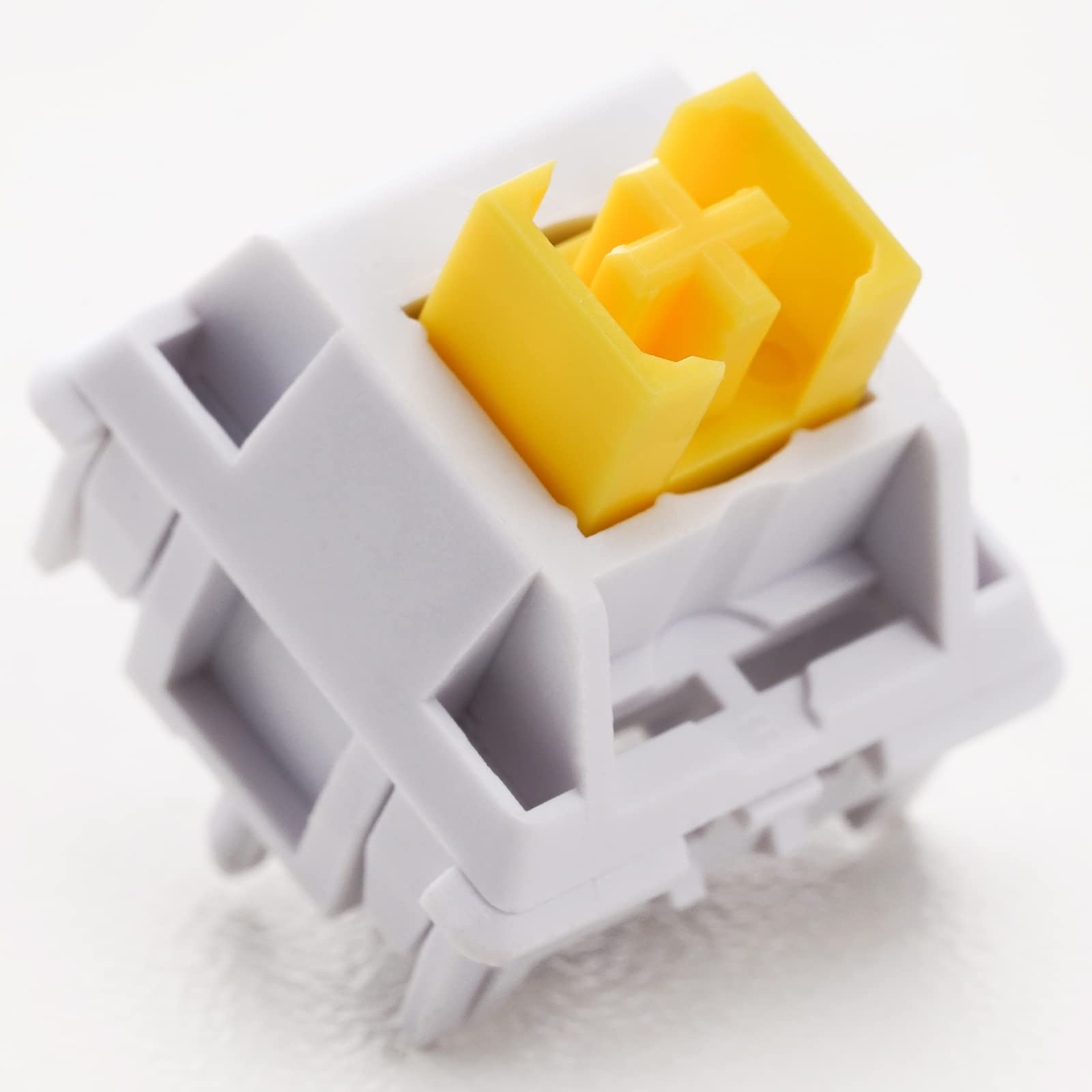 Ws Yellow Mechanical Keyboard Linear Lubed Switches(35Pcs)