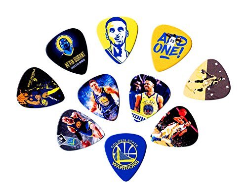Golden State Warrior Legend Guitar Picks [Proud Of Our Quality][10 Medium Picks In A Packet](Collectibles For Gs Fans)