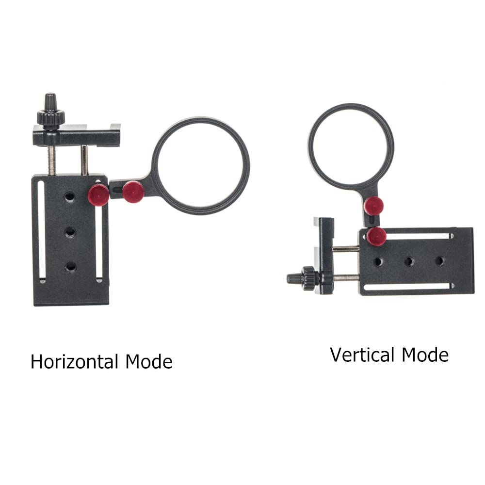 Came Tv Aluminum Phone Tripod Mount W 52Mm Adapter For Filter And Lens W Cold Shoe Mount,Adjustable Clamp For Iphone 14 13 12 Pr