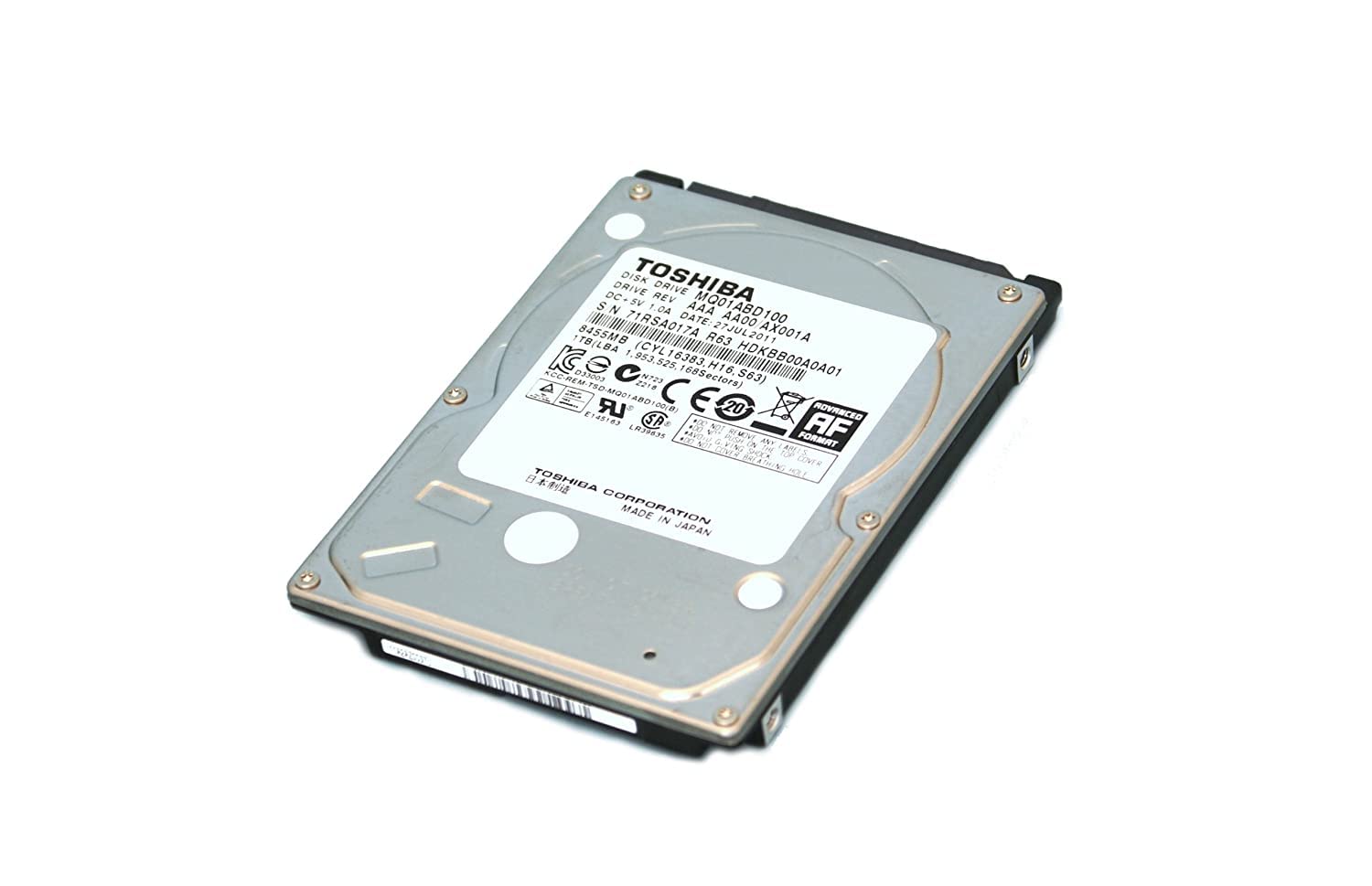 Toshiba MQ01ABD100 1000 GB Internal