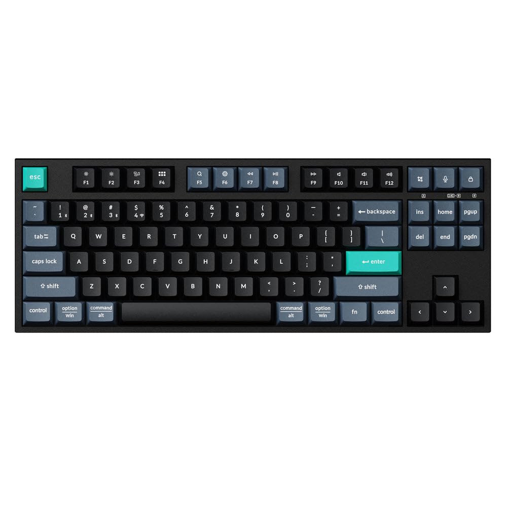 Keychron B33 UltraSlim Wireless TKL Keyboard, Silent Scissor, 320H Battery