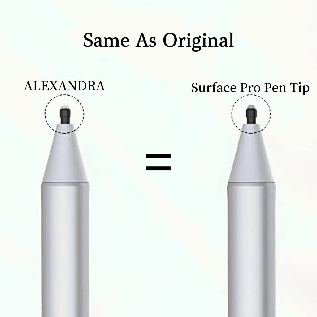 Alexandra Original Surface Pen Tips Replacement (3    Hb, Default Tip) For 2017 Microsoft Surface Pen(Model 1776), Surface Pro 4