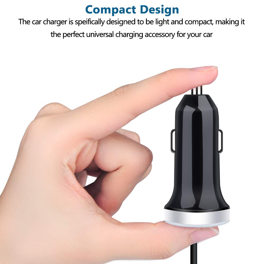 Usb C Car Charger, 3.4A Fast Charging Car Adapter+3Ft Type C Cable For Samsung Galaxy S24 S23 S22 S21 S20 S10 Note 20 A10E A20 A