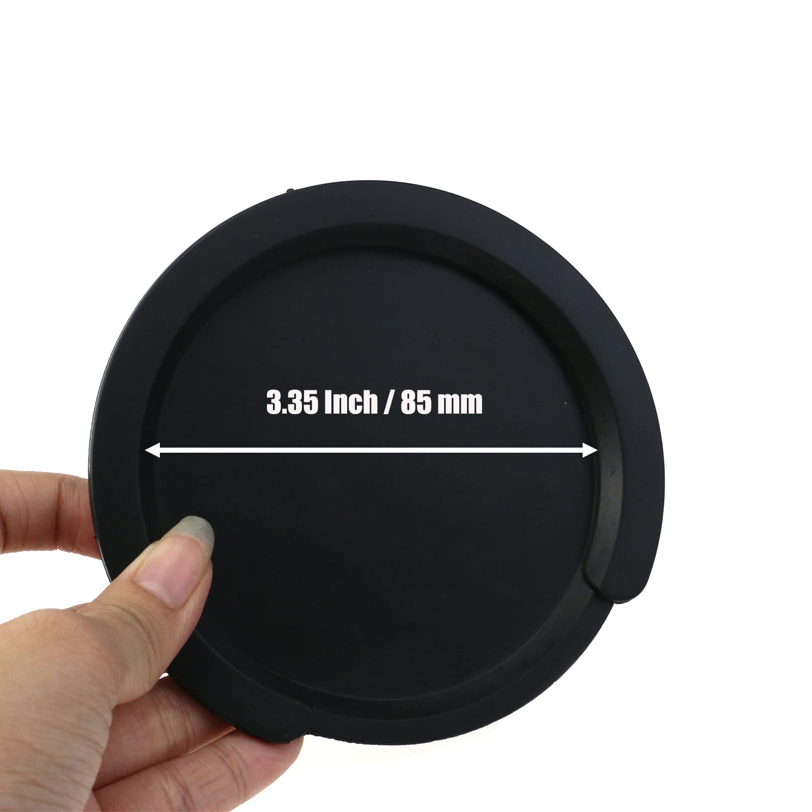 Chinflly Pack Of 2 Guitar Soundhole Cover,4 Inch Soft Rubber Guitar Sound Hole Block For 38 39 40 41 Inch Acoustic Guitar