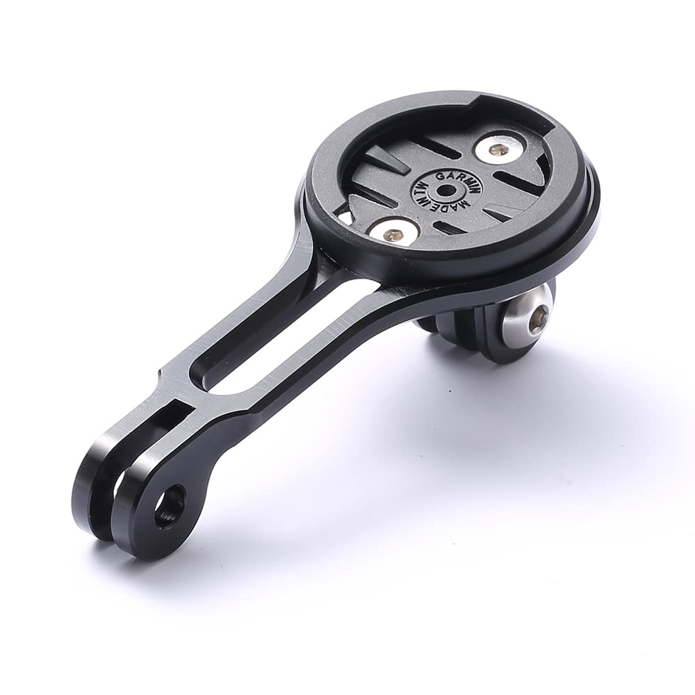 Cestbon Out Front Bike Handlebar Combo Mount with Adapter for Garmin Edge Wahoo Elemnt Bryton Rider Stages Dash Hammerhead Campa