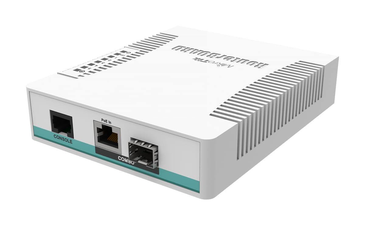 Mikrotik Cloud Router Switch With 1 Gigabit Ethernet / Sfp Combo Port And 5 Sfp Cages (Crs106 1C 5S)