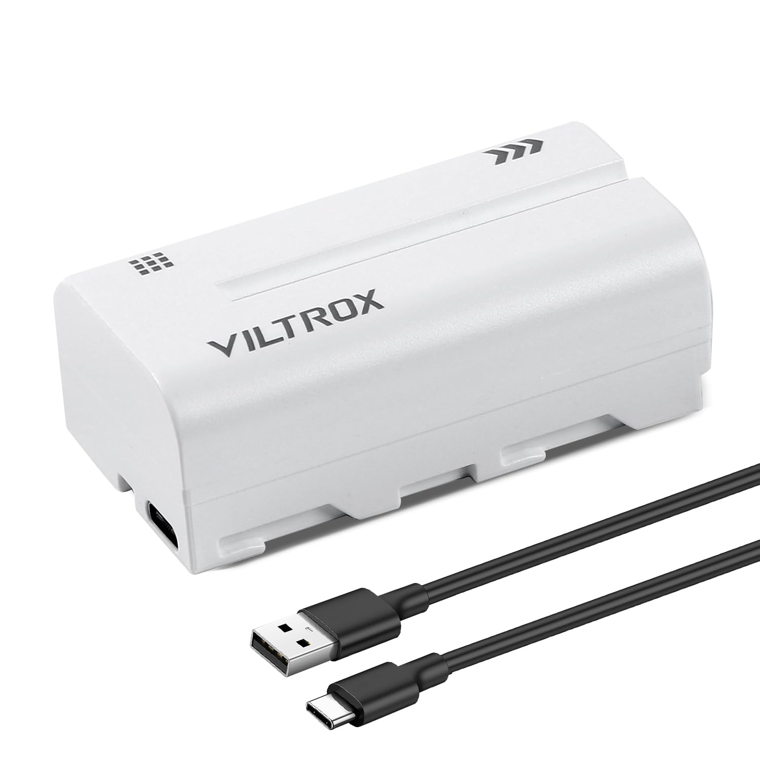 Viltrox Np F550 Li Ion Battery 1 Pack (2200Mah), Replacement For Sony Np F550 F570 F750 F770 F950 F960 F970, Compatible With Led