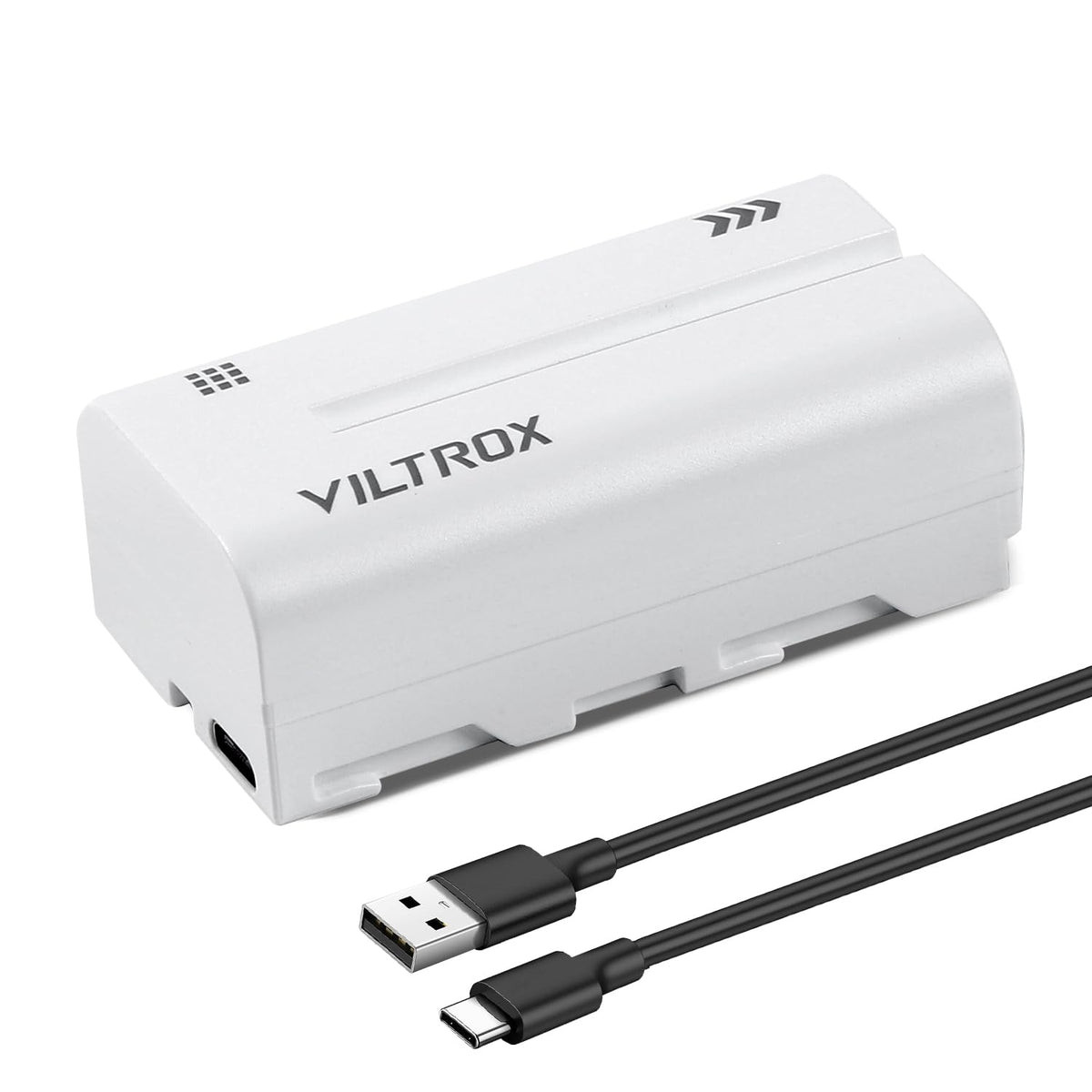 Viltrox Np-F550 Li-Ion Battery 1 Pack (2200Mah), Replacement For Sony Np-F550 F570 F750 F770 F950 F960 F970, Compatible With Led