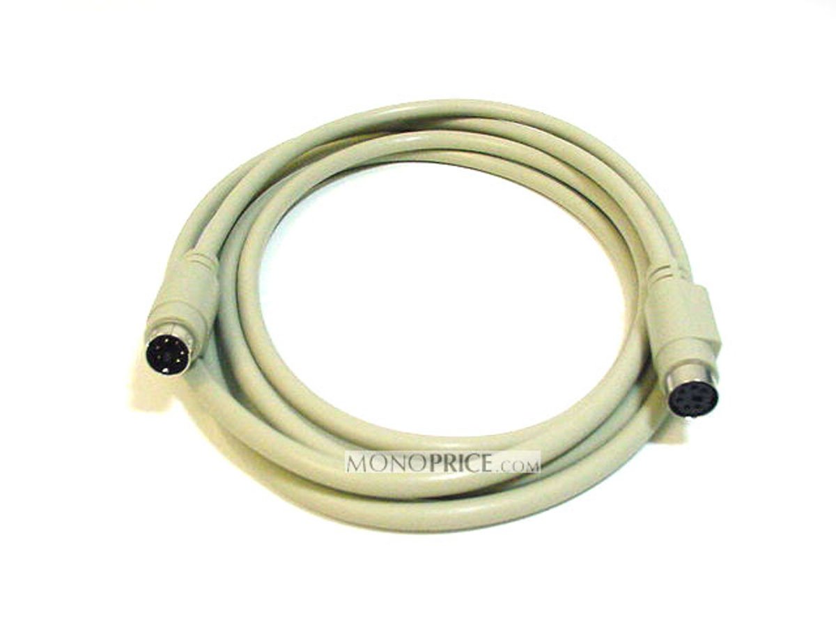 Monoprice 102541 25 Feet Ps/2 Mdin 6 Male To Female Cable (102541)