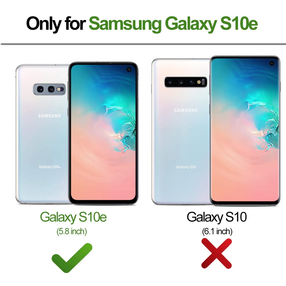 B Wishy For Samsung Galaxy S10E Glitter Crystal Butterfly Heart Floral Slim Tpu Luxury Bling Cute Protective Cover With Kickstan