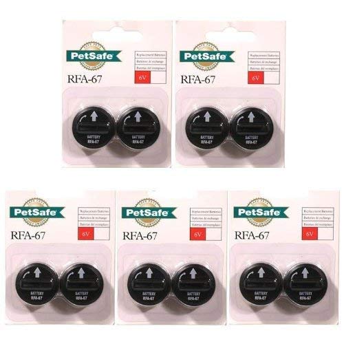 10 Pack Petsafe Battery Rfa 67D 11 Rfa 67 8 X 6V Batteries For Pif 300 Rf300 Pif 275 19 Prf 3004W Pul 250