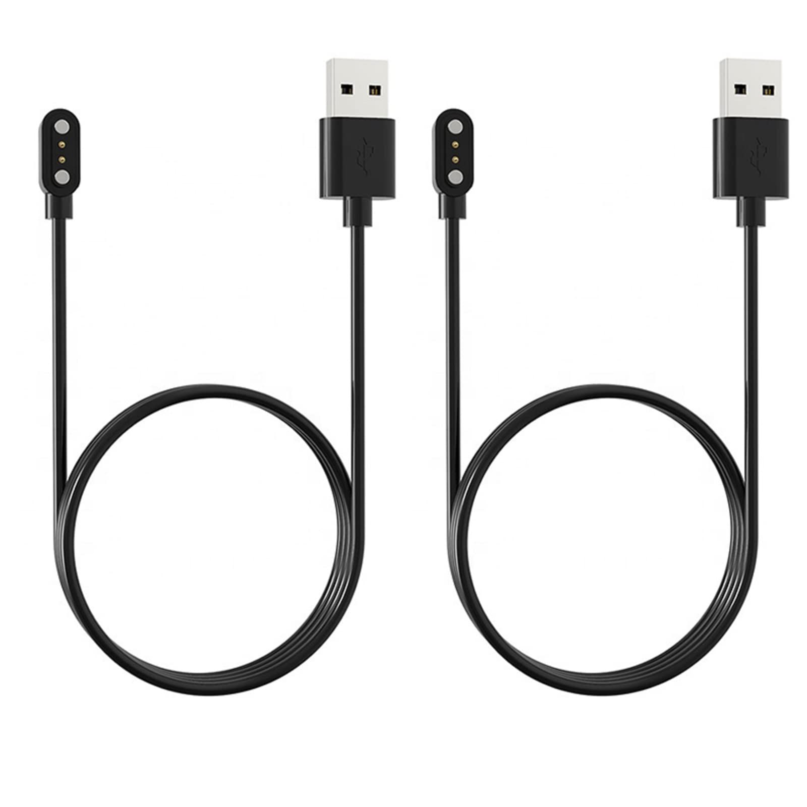 Sengkob [2-Pack] 3.3Ft Smart Watch Charger Magnetic Usb Charging Cable For Letsfit Willful Yamay Veryfitpro Sw023 Id205L Sw021 I
