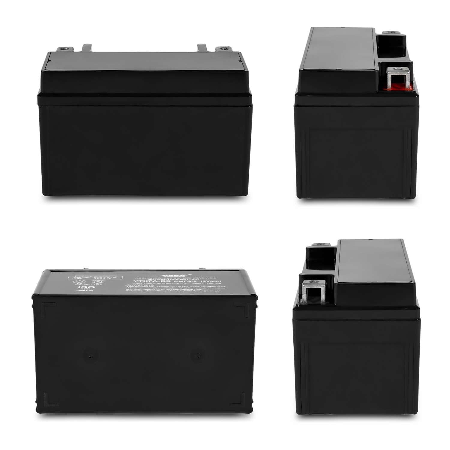 Ytx7A Bs Battery 12V 6Ah 105 Cca High Performance Agm Sla Power Sport Battery By Casil Battery