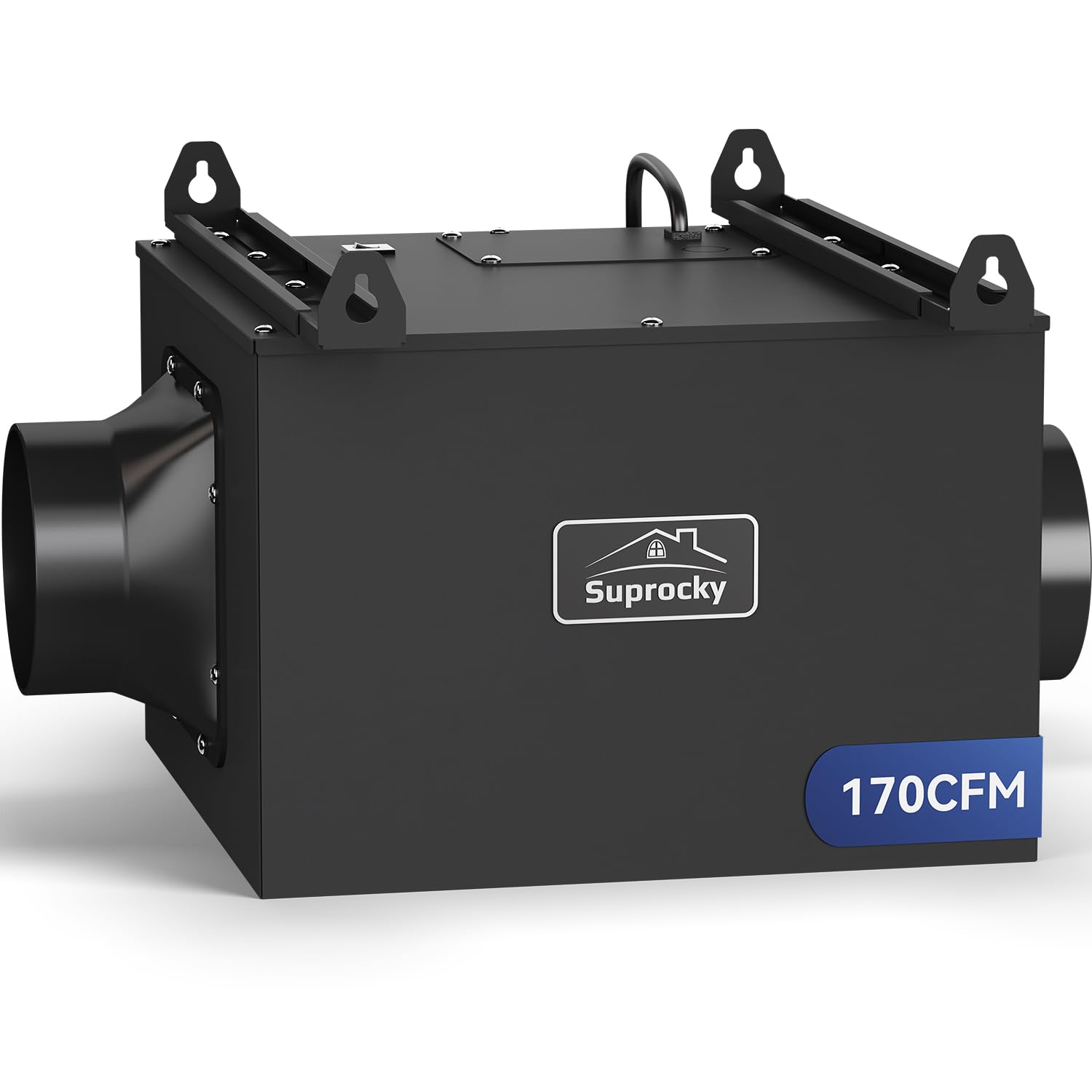 Suprocky 170Cfm Ultra Quiet Bathroom Exhaust Fan, Vf120 Remote Mount In Line Fan, Bathroom Exhaust Ventilation Fan For Bathroom,