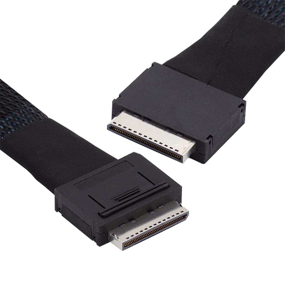 Cablecc 50Cm Oculink Pcie Pci Express Sff 8611 8X 8 Lane To Oculink Sff 8611 8X Ssd Data Active Cable