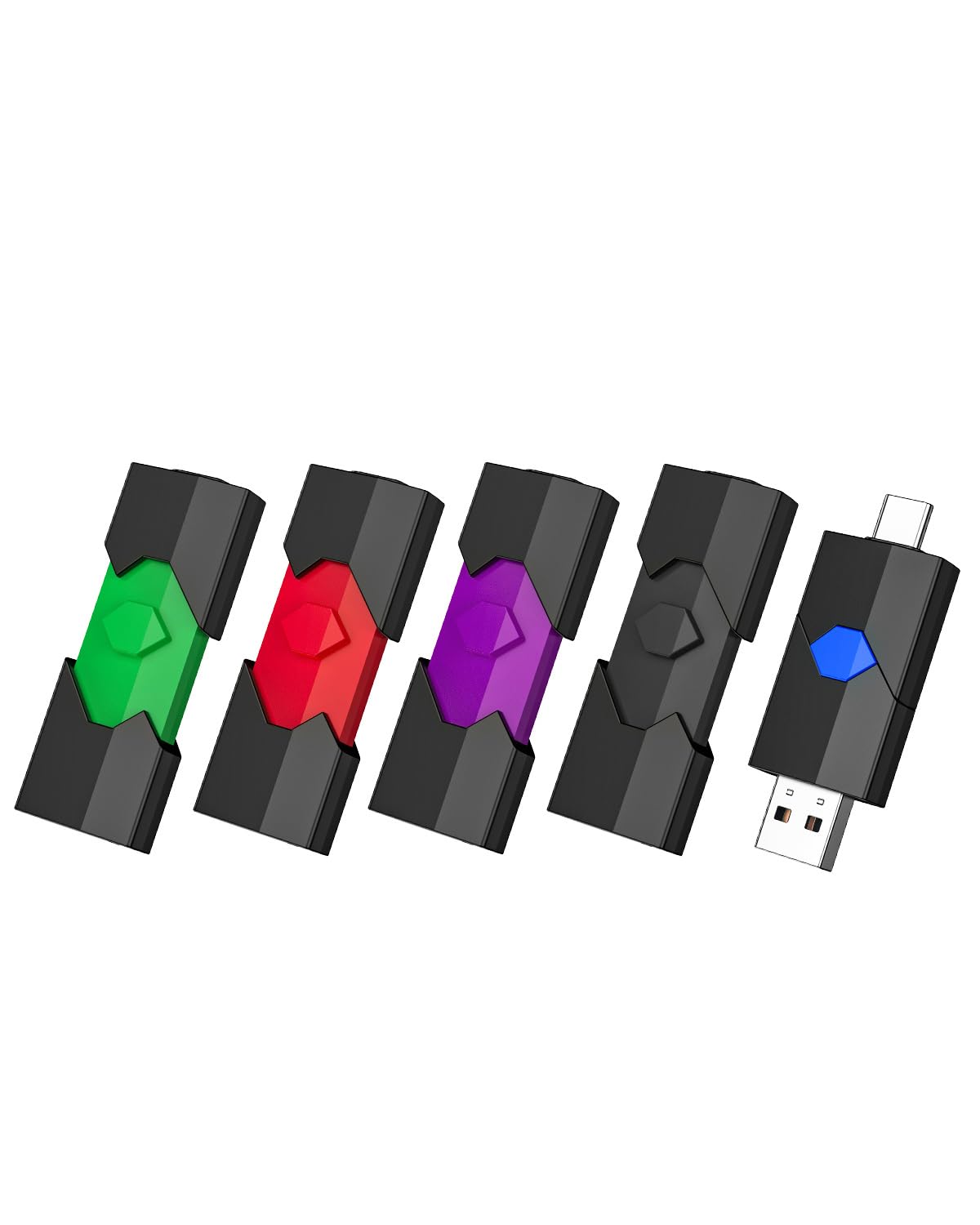 Kootion 5Pack Usb C Pen Drive 64Gb, Ultra Dual Flash Drive Type C 64Gb, Memory Stick Type C Otg Usb C Drive Storage For Android