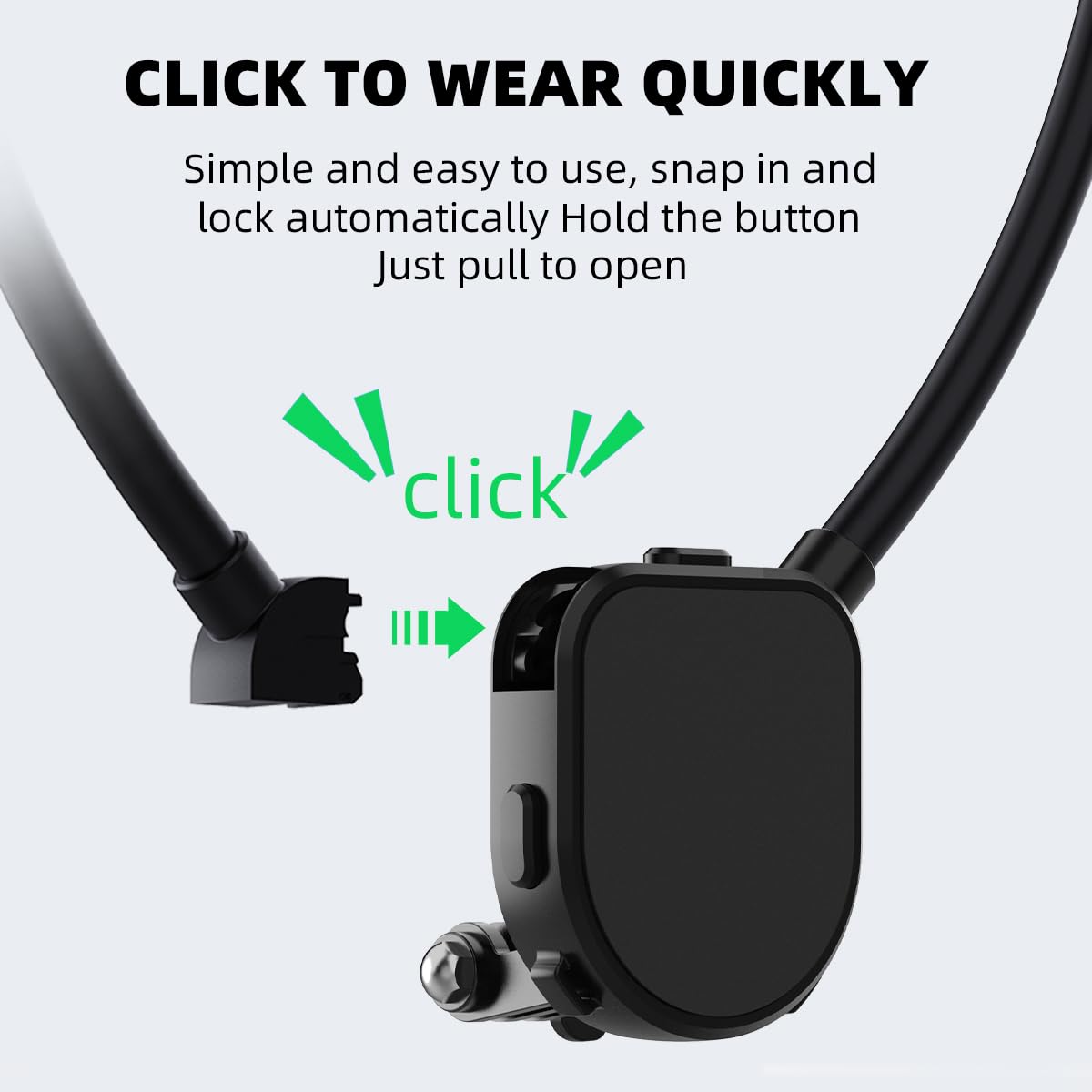 Pellking Neck Mount Holder For Dji Pocket 3,360 Degree Rotation Hands Free Neck Phone Holder Pov/Vlog Neck Mount Video Recording