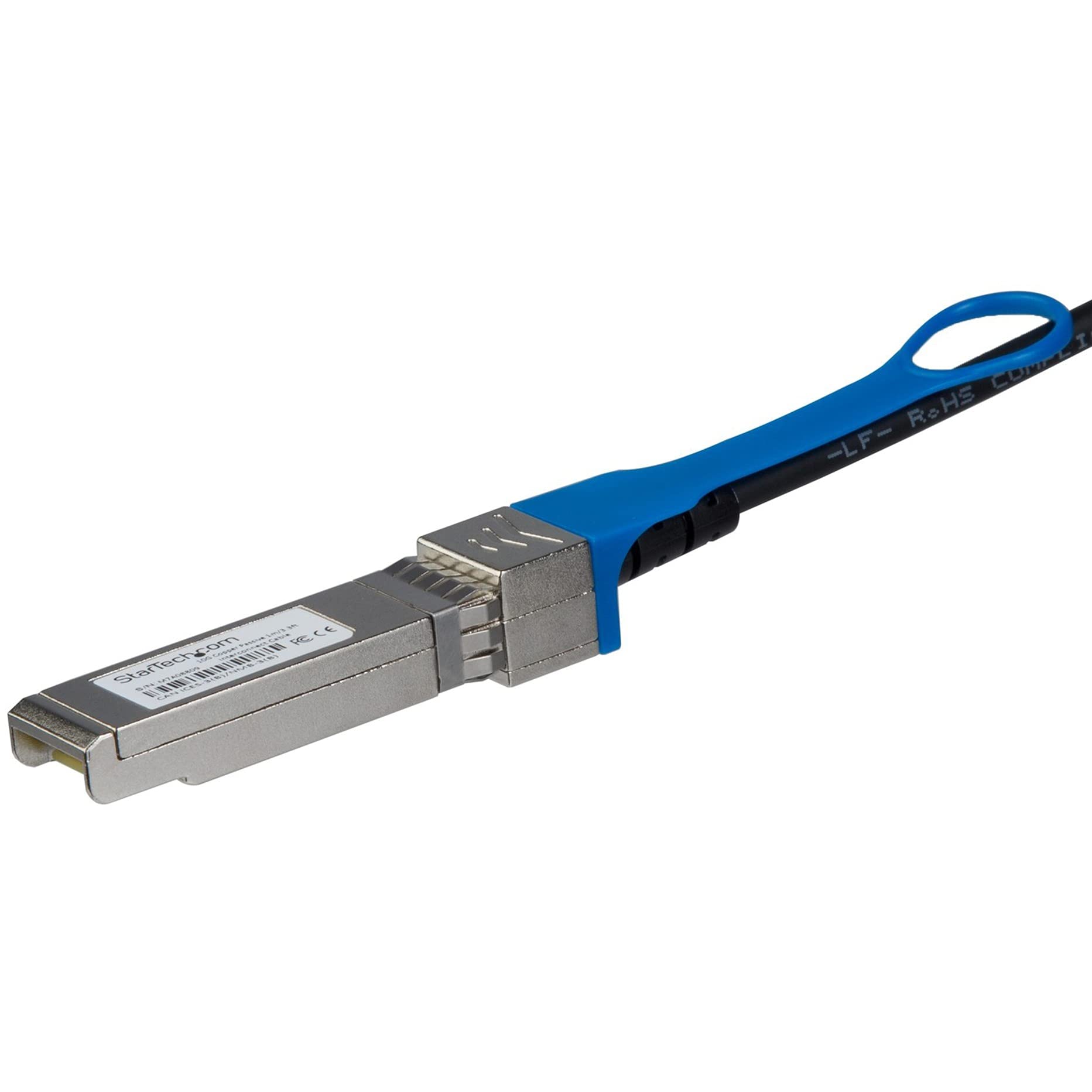 StarTech.com MSA Uncoded Compatible 7m 10G SFP+ to SFP+ Direct Attach Breakout Cable Twinax   10 GbE SFP+ Copper DAC 10 Gbps Low Power Active Transceiver Module DAC (SFP10GAC7M)