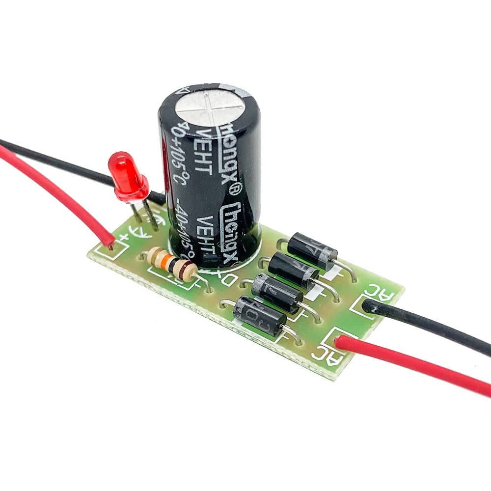 3Pcs Ac Dc Converter 6V 12V 24V To 12V 6V Full Bridge Rectifier Filter Power Supply Module For Model Train Railroad Led, 1N4007