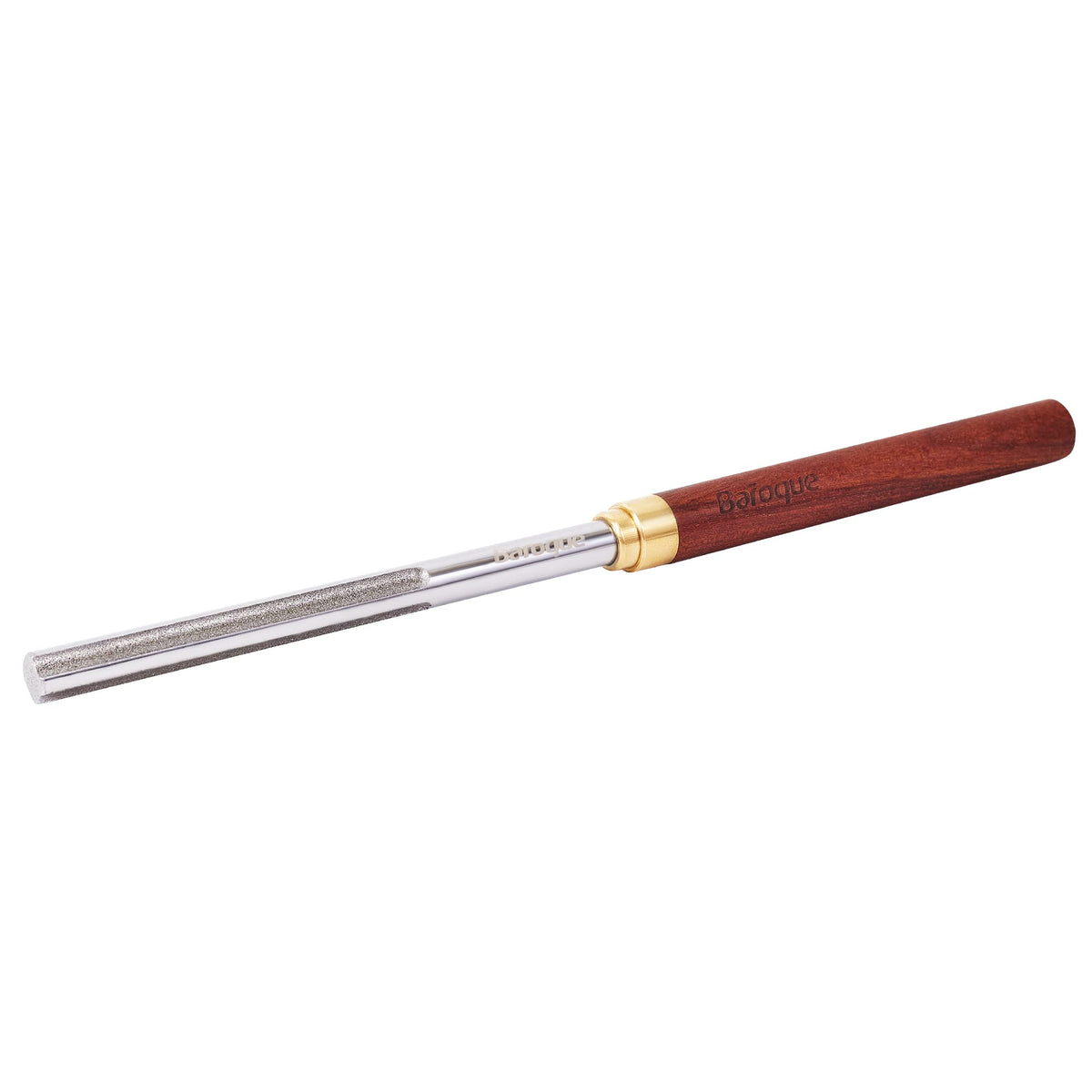 Guitar Fret Crowning Edge File With 3 Crowning Grooves & 1 Full Flat Grit Side, Mini Diamond Guitar Fret End Dressing File, Prof