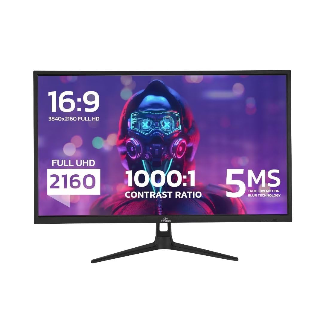 Yeyian Odraz 27 Inch Ips Panel Hdr 4K Uhd Slim Bezel Pc Gaming Monitor 3840X2160, 1 Billion Colors, 99% Srgb, 300Cd/M2, 1000:1, 60Hz 5Ms, 16:9, 178�, G Sync, Freesync, Dp/Hdmi/Usb, Speakers, Vesa